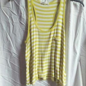 Forever 21 yellow green loose top