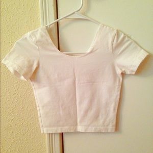 White Crop Top