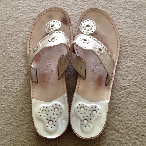 Jack Rogers Shoes - Size 11 metallic jack Rodgers