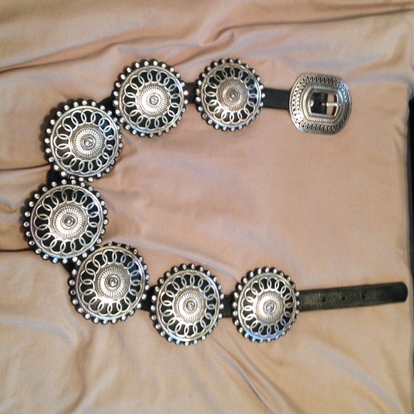 Lady Nudin sz M concho belt.