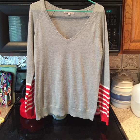 Embellished V-neck Sweater