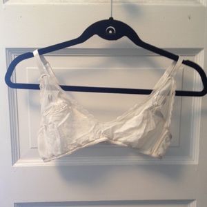 By corpus urban outfitters bralette white ivory