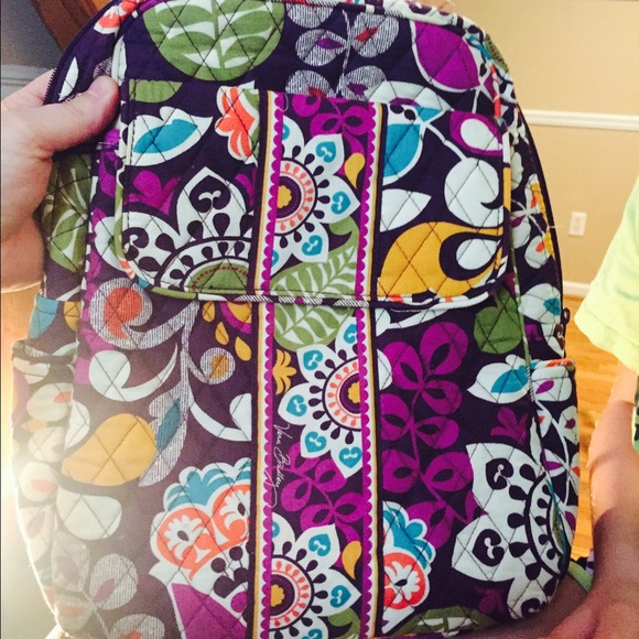 Vera Bradley backpack in plum crazy nwot
