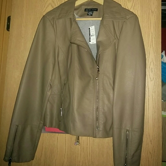 New York & Company Motorcycle Jacket - Vegan Leath