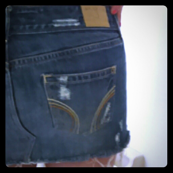 Hollister mini Jean skirt