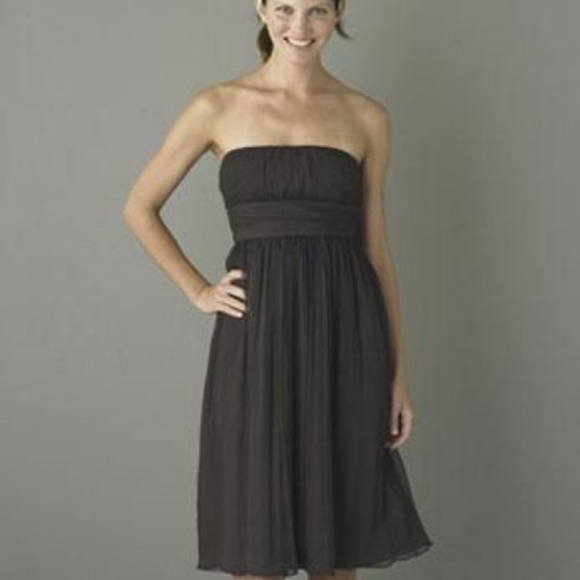 J. Crew Dresses & Skirts - ❤️final price❤️J crew silk chiffon strapless dress