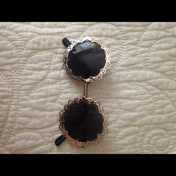 never worn Urban Outfitters gold lace sunglasses