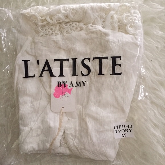 🚫SOLD🚫White lace matching set - Picture 4 of 4