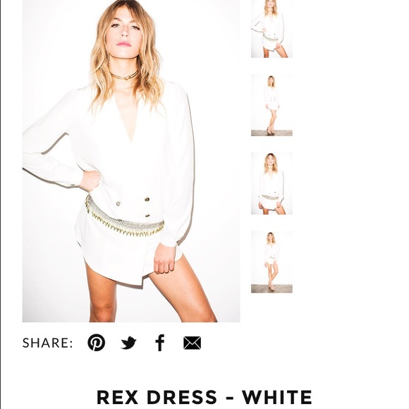 🚫sold🚫 STONE COLD FOX-Rex Dress white