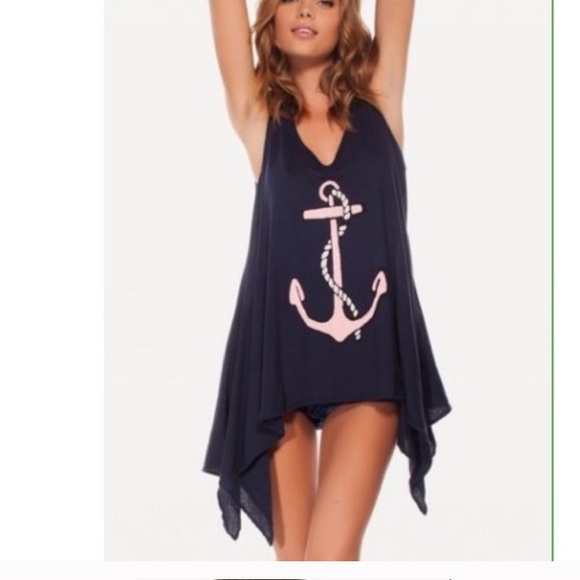 Wildfox Baby Anchor Dreamer Tank in Hey Sailor - Picture 1 of 3