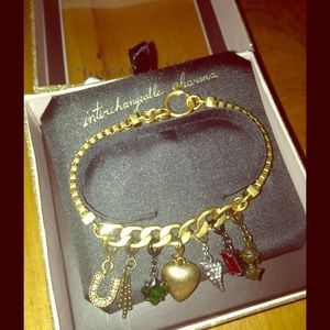 Juicy Couture multi-interchangeable charm-bracelet