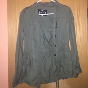 Love Tree Olive Trench Coat
