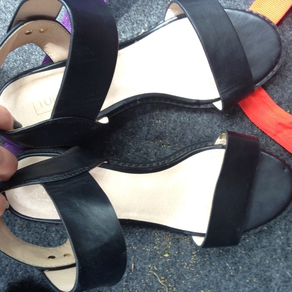 Topshop Black Sandals - Picture 2 of 4