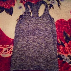 Lululemon Athletica Gray Workout Top
