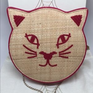 NEW Charlotte Olympia Kitty Pussycat Pink Purse 😻
