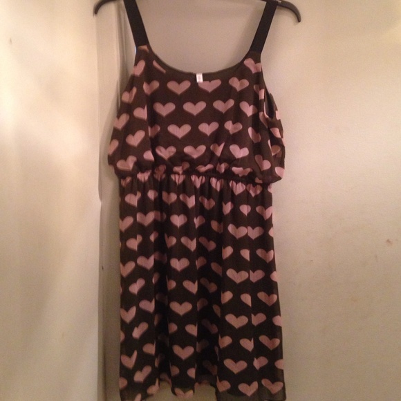 Cute & flirty heart-print sundress by Xhilaration