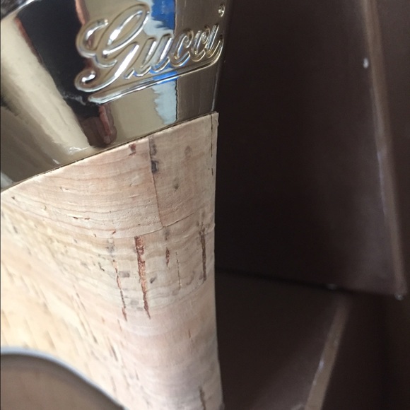 Gucci wedge peep toe sandals - Authentic - Picture 3 of 3