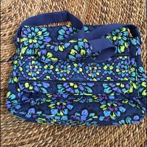 Vera Bradley Indigo Pop Messenger Bag