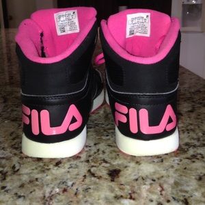 Fila high top shoes