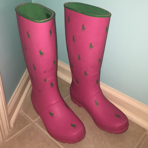 Ralph Lauren Polo rain boots