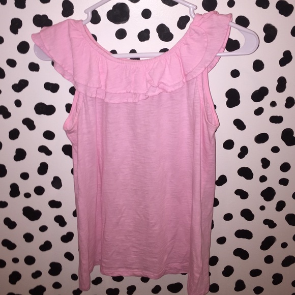 Lilly Pulitzer Pink Ruffle Tank Fits XSmall