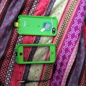 Brand new green 5/5s life proof case for sale!