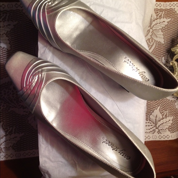 Easy Street Silver Shoes