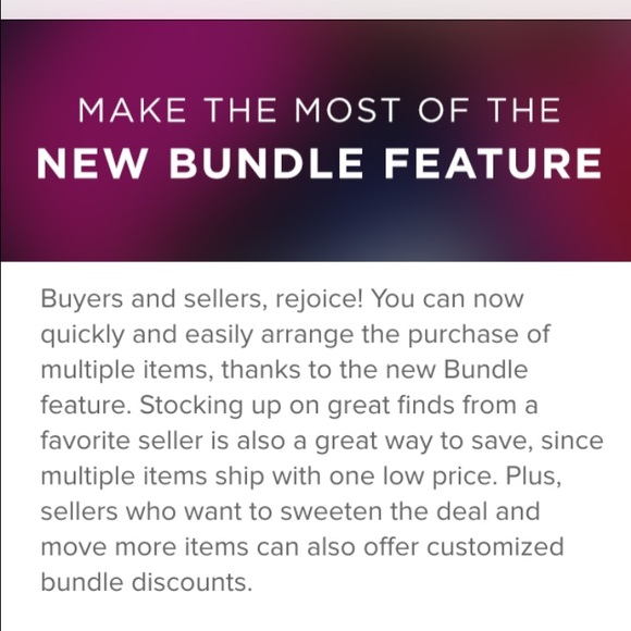 New Bundle Feature!