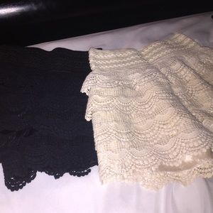 Lace shorts!