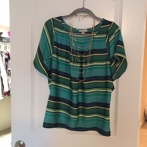 Loft striped top