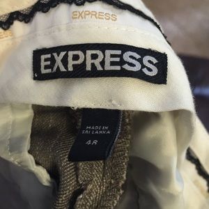 4R Express clothing - Tan dress pants