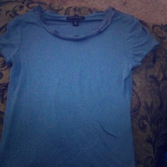 Blue -gray banana republic petite dress shirt