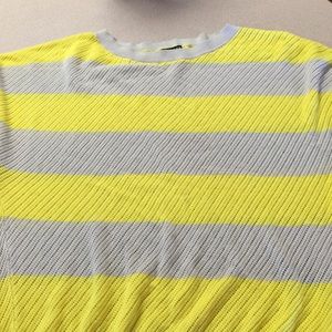Yellow striped sweater