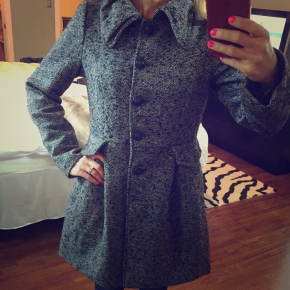 BB Dakota Outerwear - BB Dakota herringbone coat