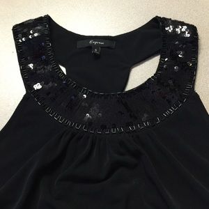 Black dress top