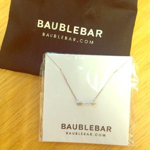 Baublebar silver arrow necklace