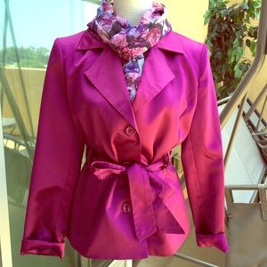 Stunning Express fuchsia/magenta coat.