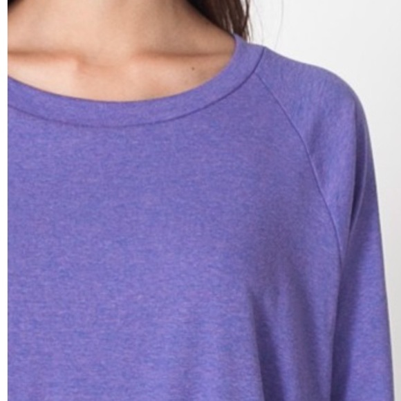 American Apparel Tops - American Apparel Tri-blend light weight raglan