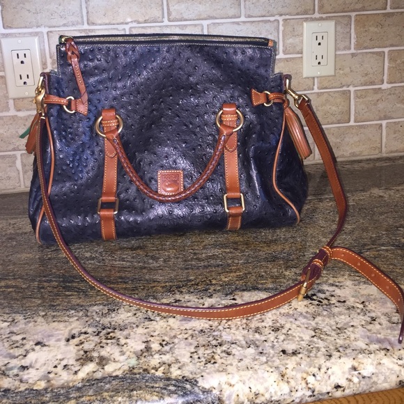 Dooney & Bourke ostrich Leather bag