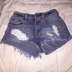 PacSun Denim high wasted shorts size 0