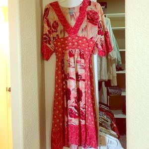 Gorgeous flowing red dress! Worn once!