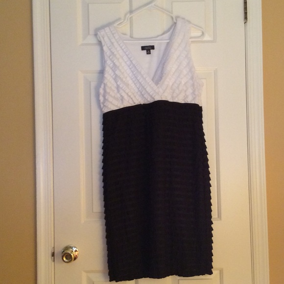 Black and white dress