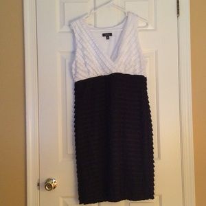 Black and white dress