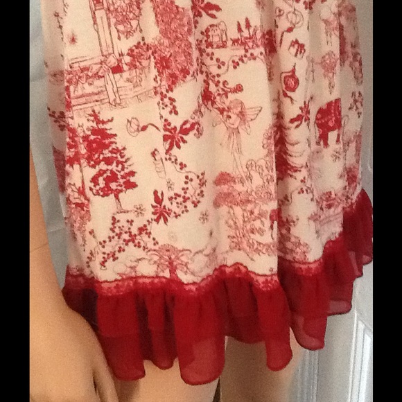 Victoria's secret tole pink rose design baby doll - Picture 2 of 4