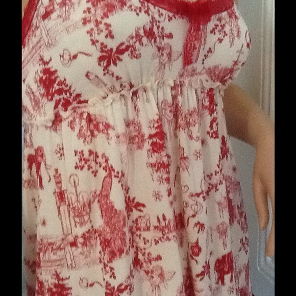 Victoria's secret tole pink rose design baby doll - Picture 3 of 4