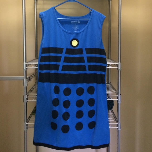 Doctor who blue Dalek dress