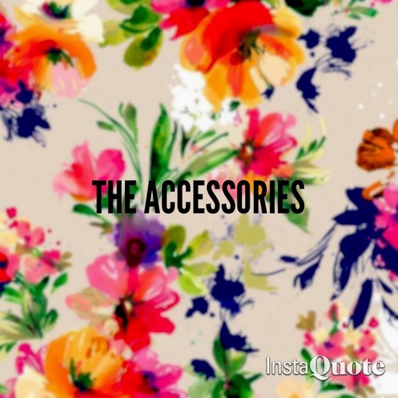 Hats, belts, bags...