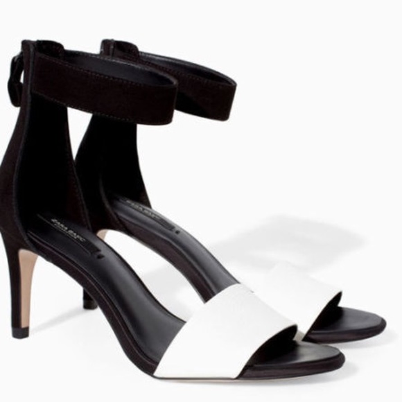 ZARA SS 2014 Black and White Heels - Picture 2 of 4