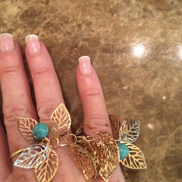 Hand Jewlery. Multiple finger ring. Latest trend.