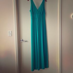 Teal maxi dress